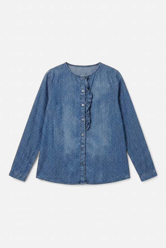 Camisa Vaquera Topitos