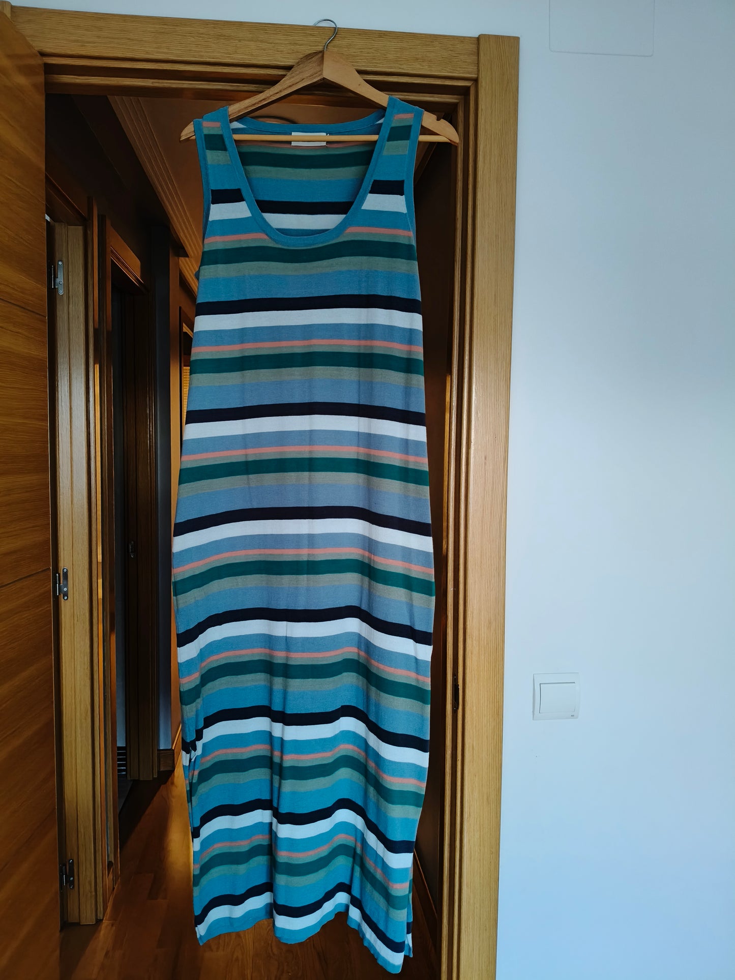 Robe d'été rayée en coton