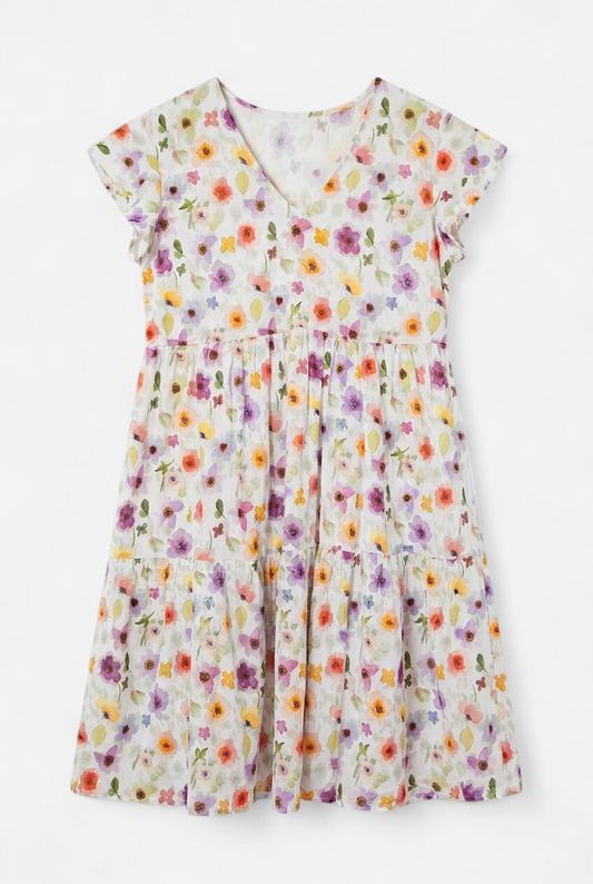 vestido acuarela