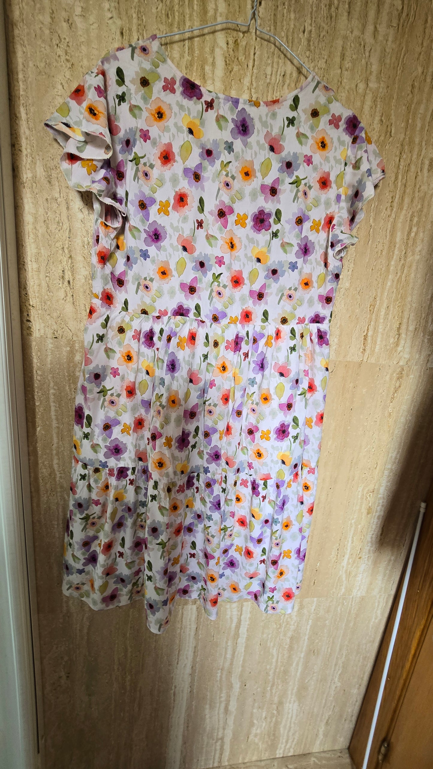 watercolor dress