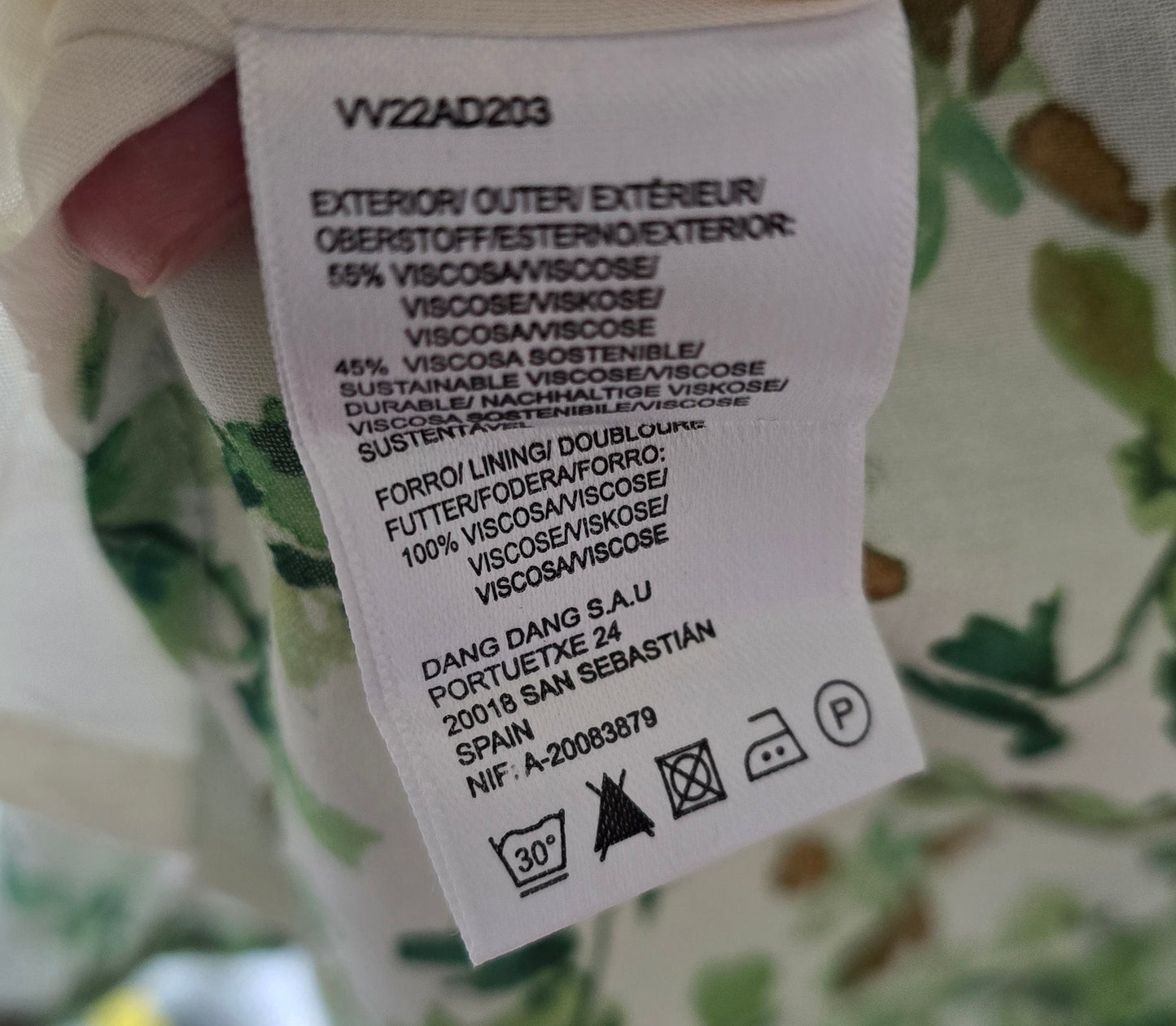 Robe smockée à fleurs