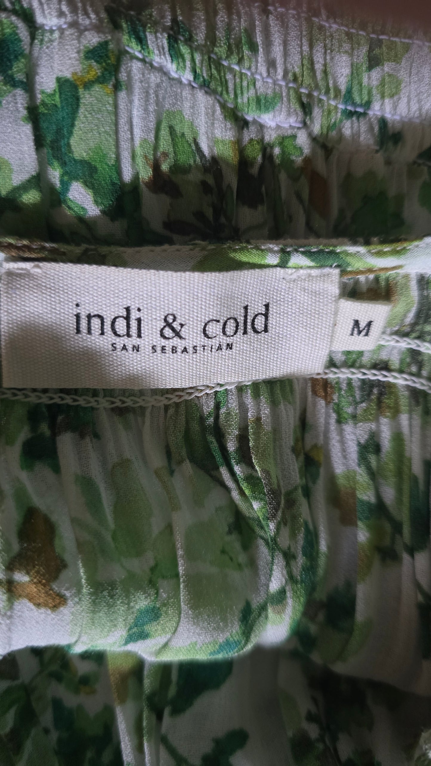 Robe smockée à fleurs