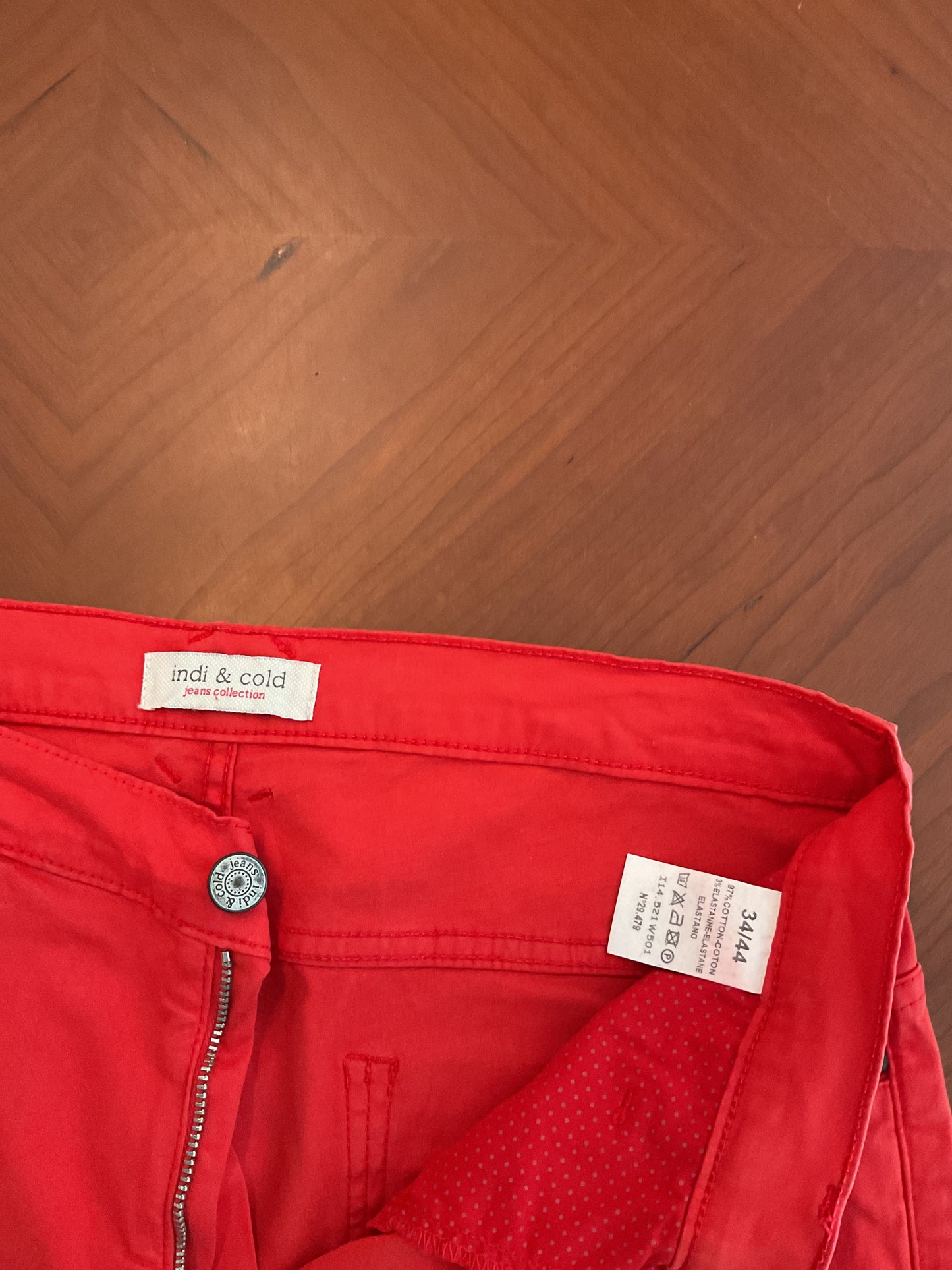 Pantalon zips