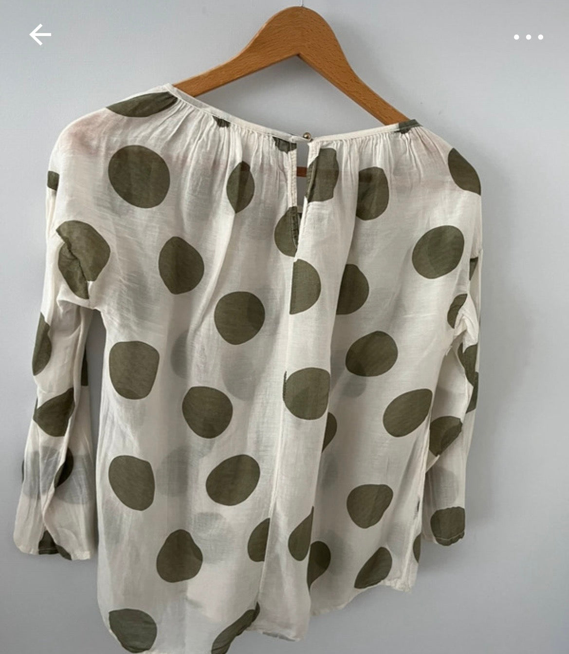 Chemise à manches trois-quarts