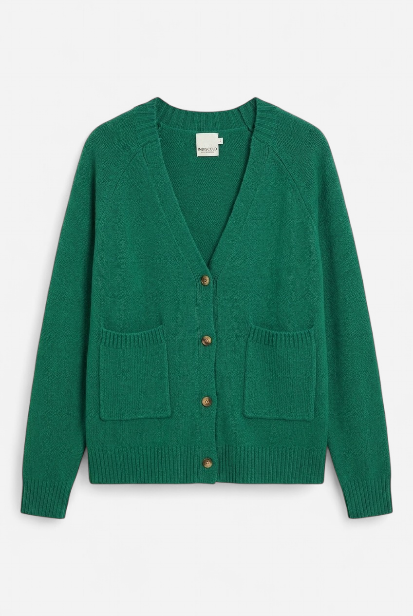 Cárdigan Verde esmeralda