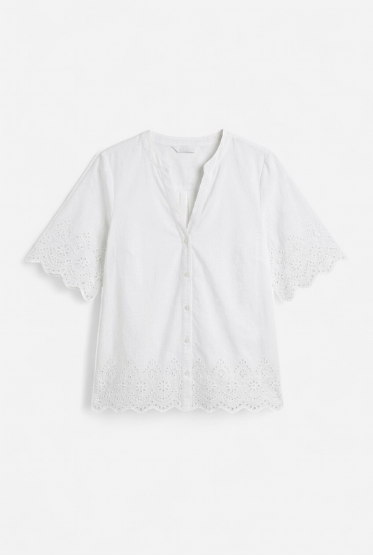 Chemise brodée