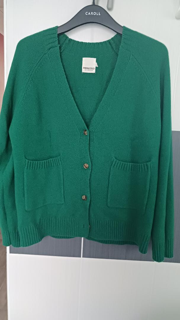 Cárdigan Verde esmeralda
