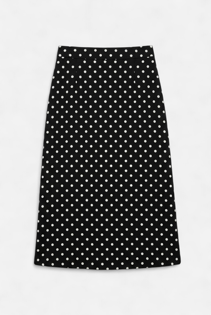 Jupe à pois
