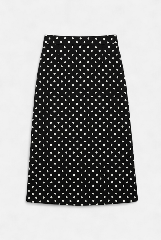 Jupe à pois