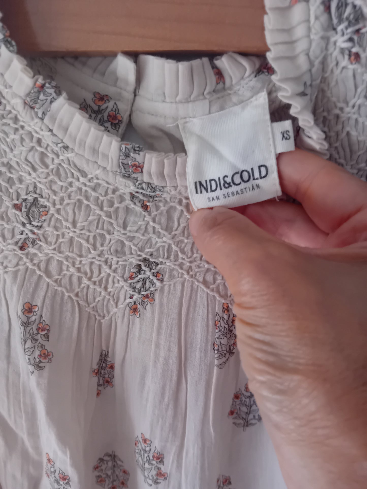 Blouse à smocks