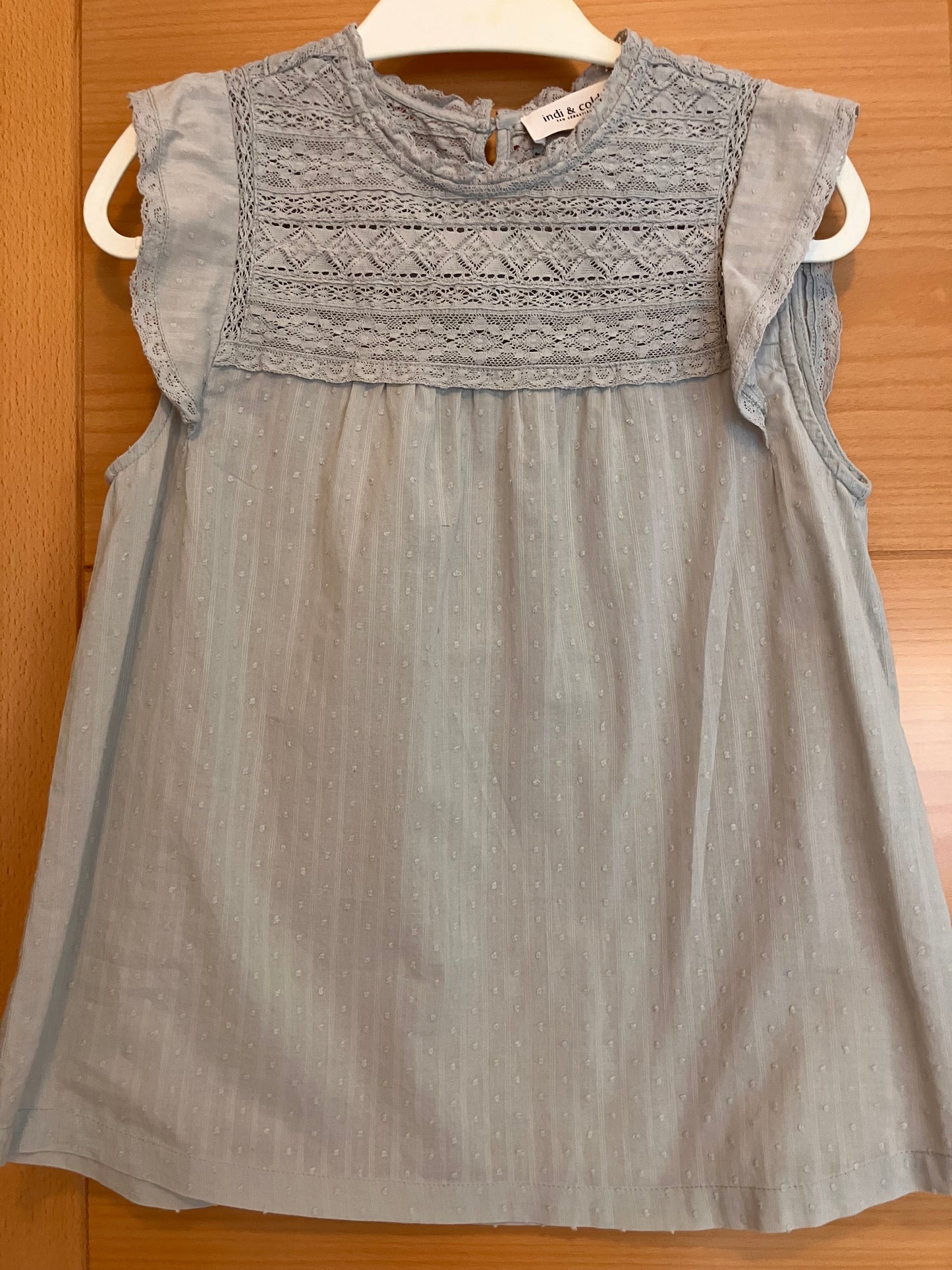 Blouse romantique plumetis brodée