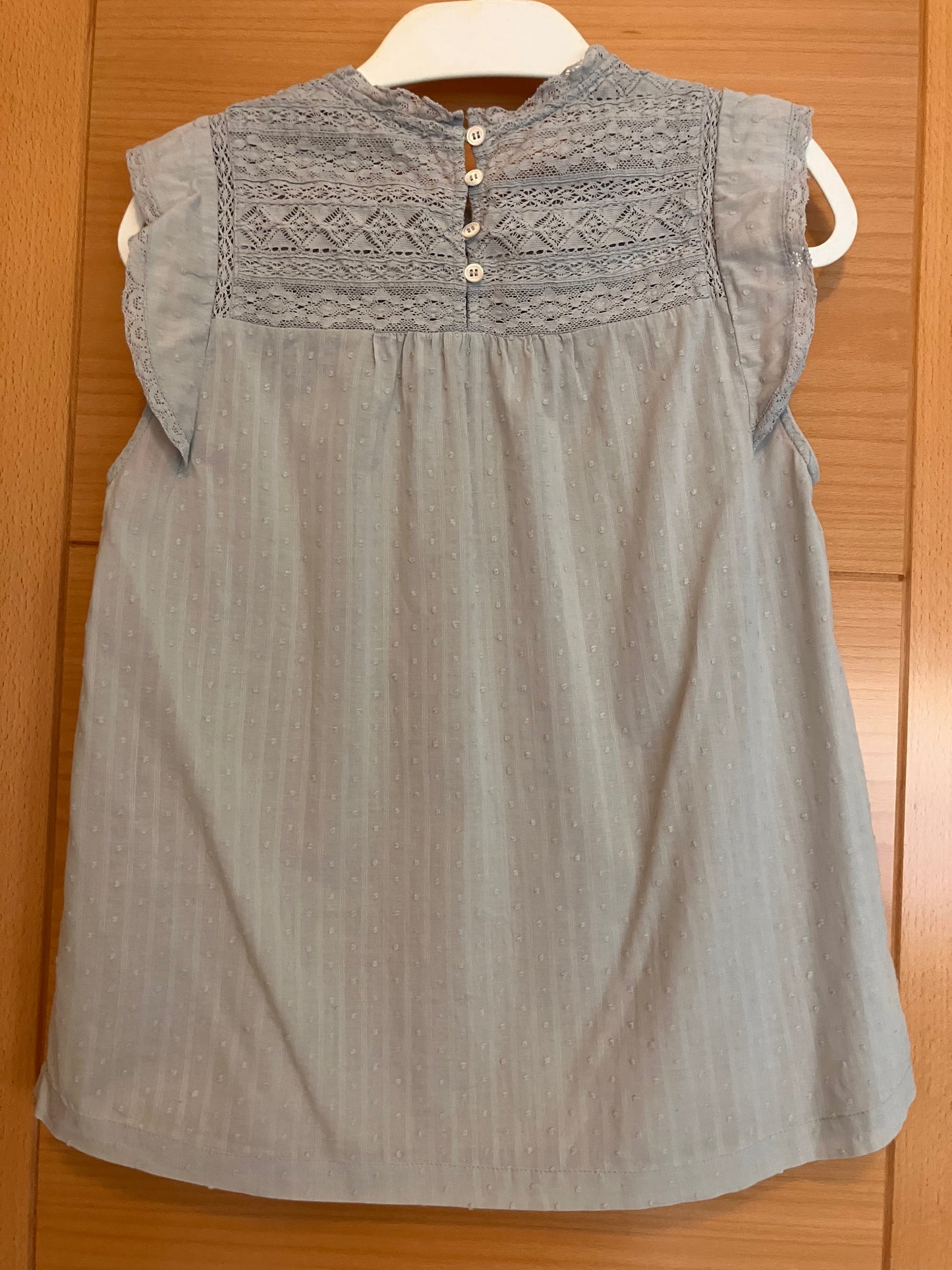 Blouse romantique plumetis brodée