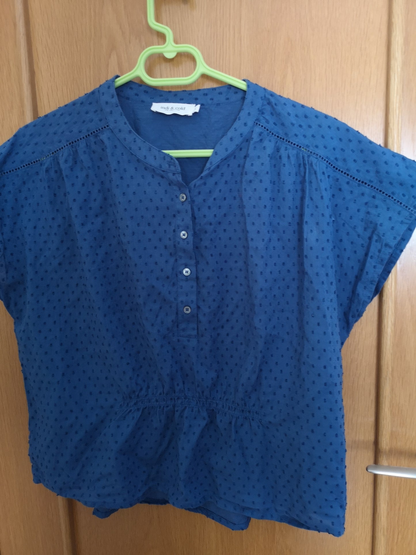 Blouse bleue
