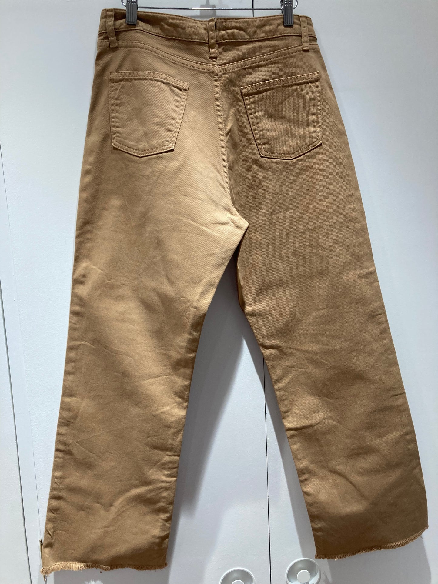 Pantalon droit en coton à 5 poches