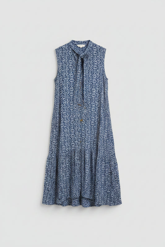 Robe bleue été
