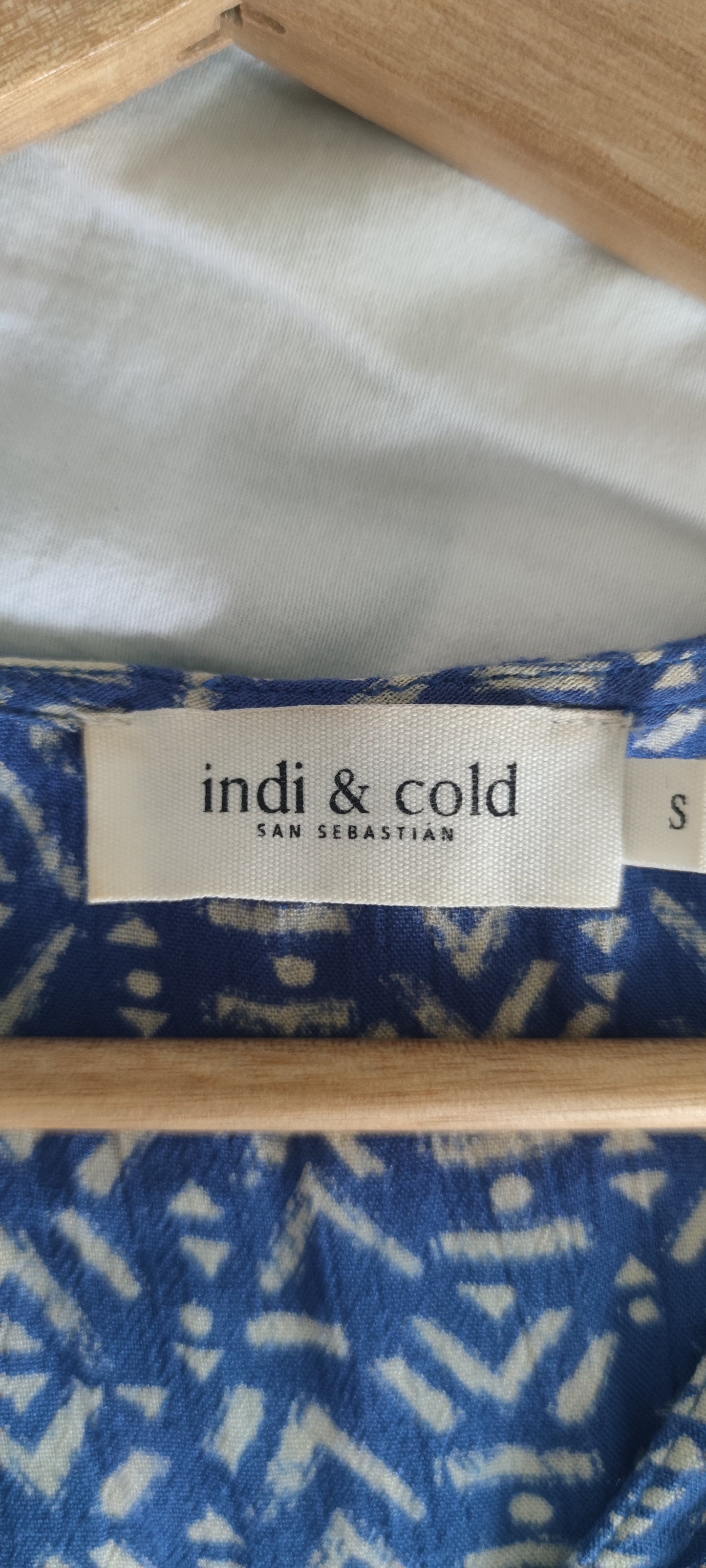 Robe bleue été