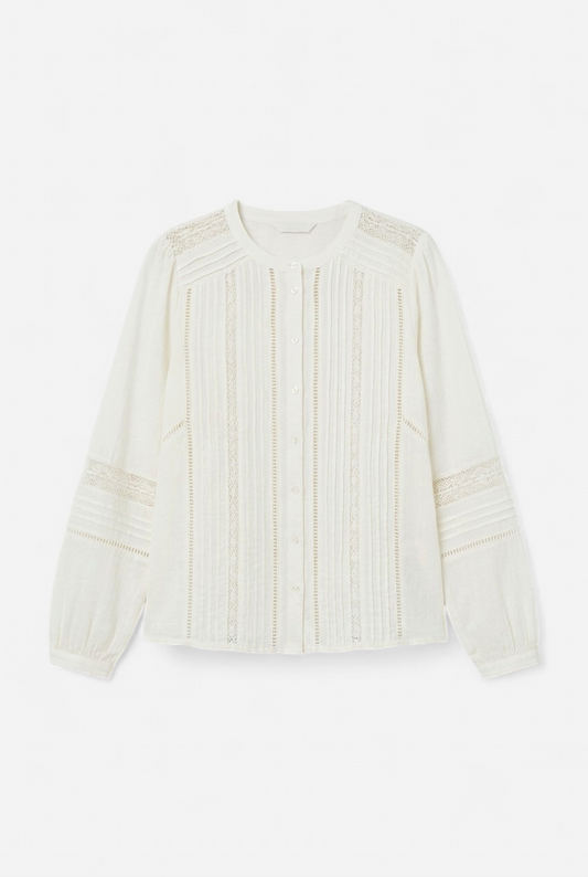 Blouse romantique en coton