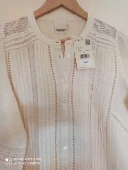 Blouse romantique en coton