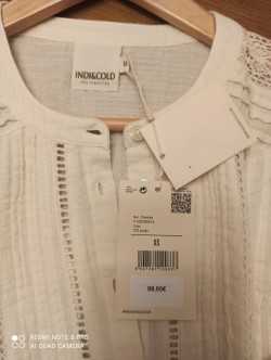 Blouse romantique en coton