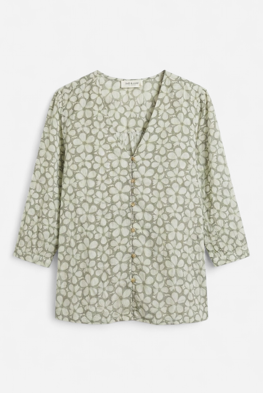 Chemise imprimée peu portée, comme neuve