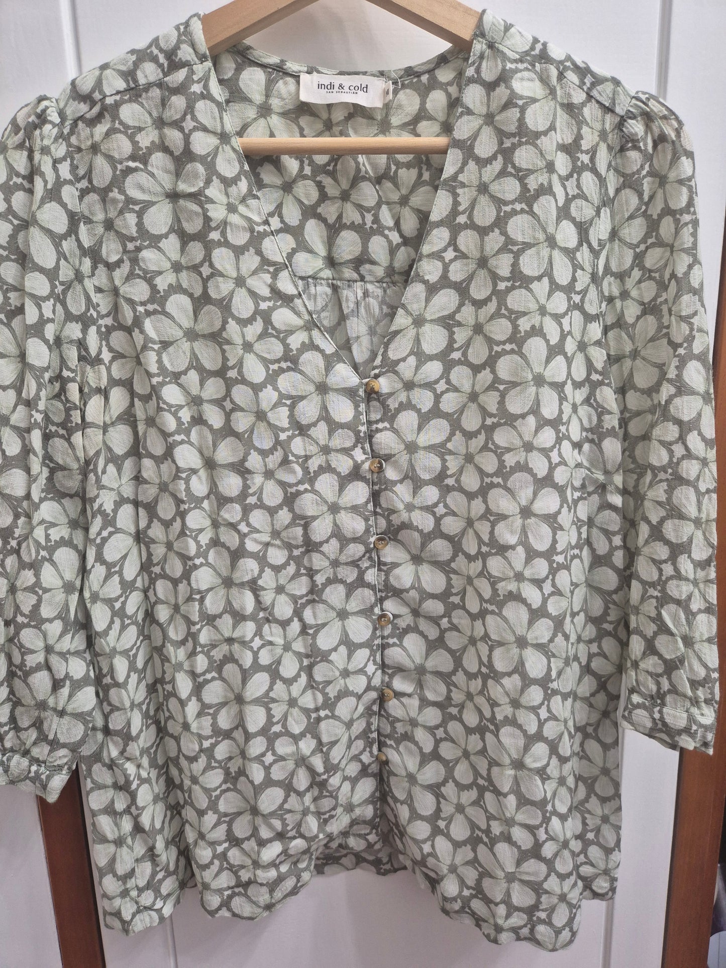 Chemise imprimée peu portée, comme neuve