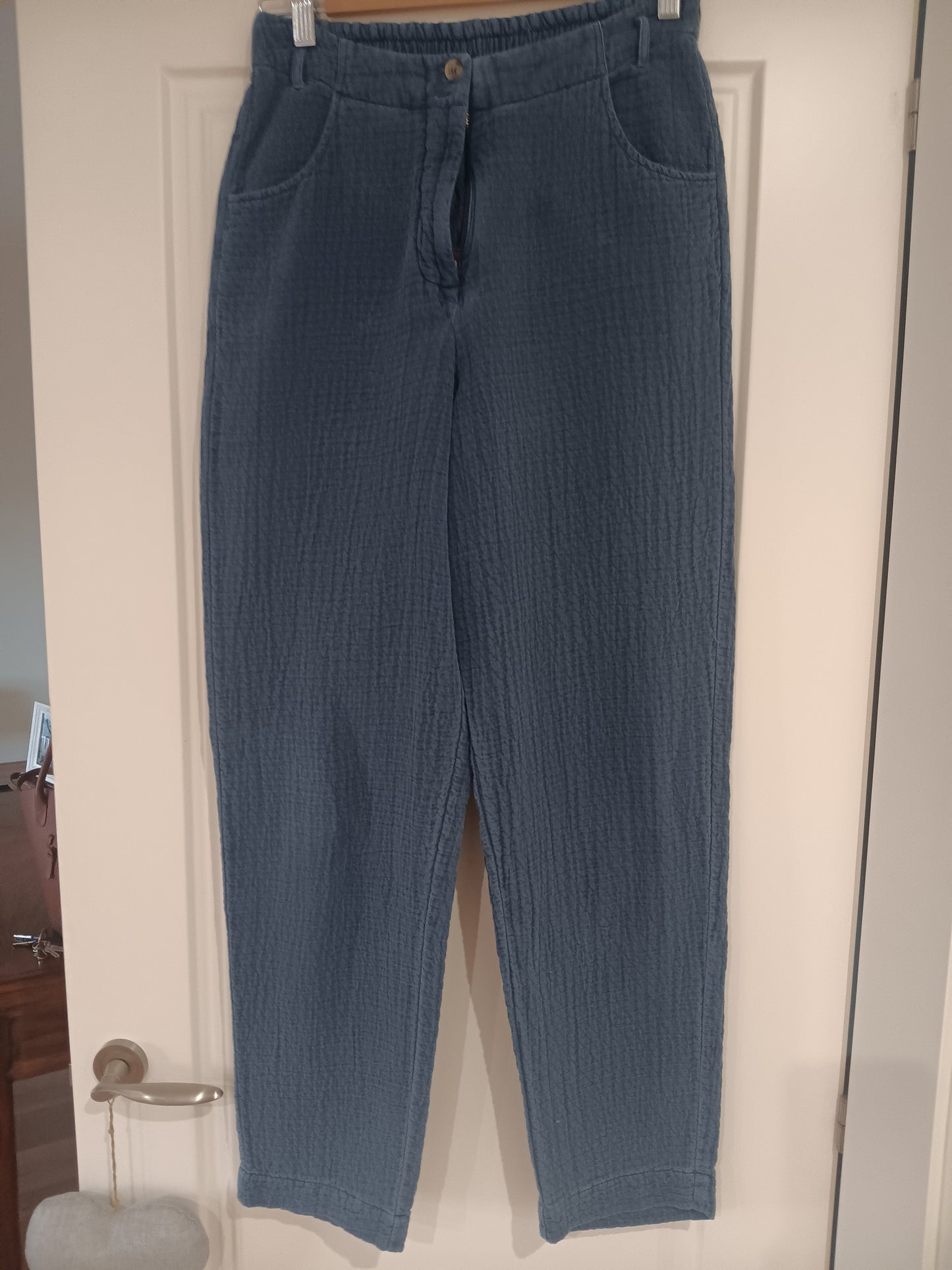 Blue trousers