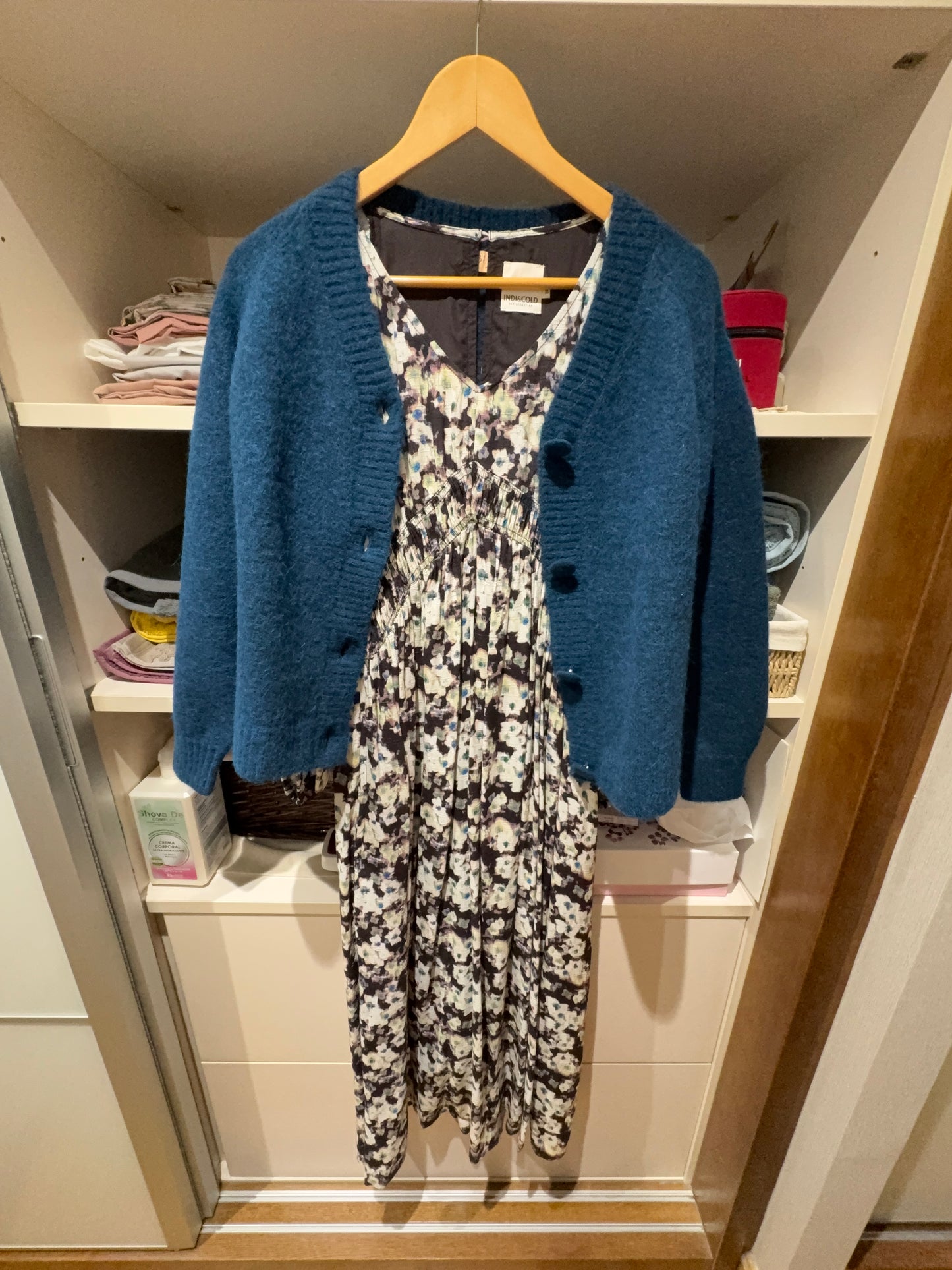 Long printed dress