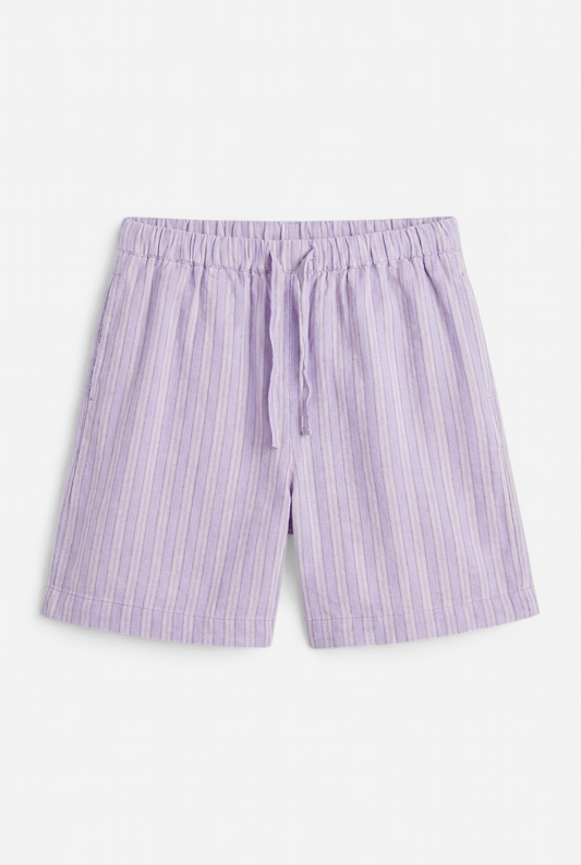 Pantalón de rayas lila