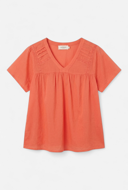 Camisa puntillas ideal