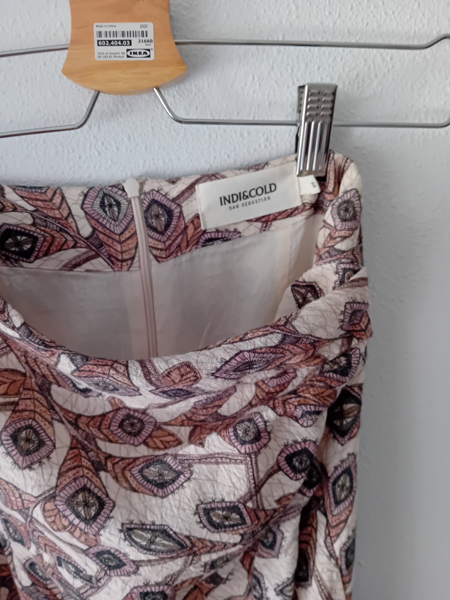 Skirt in brown tones