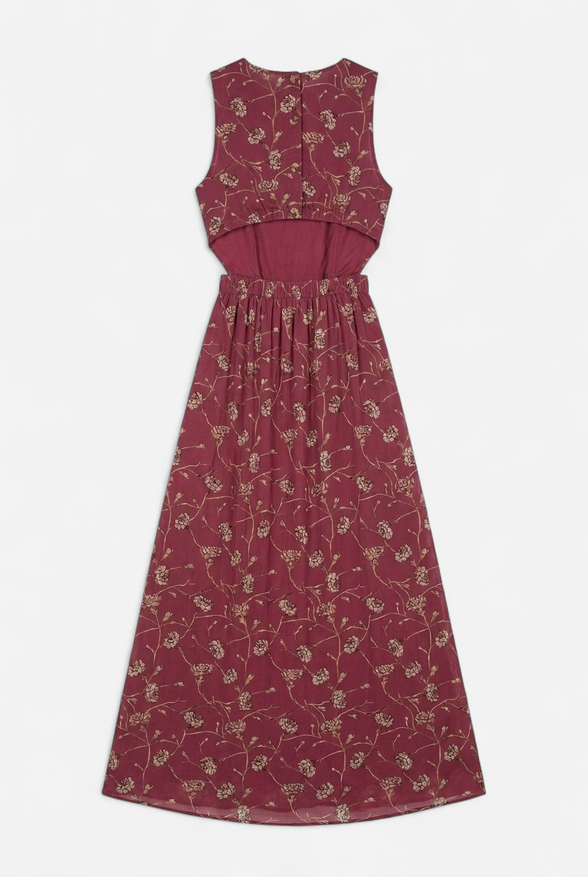 VESTIDO CON ESPALDA DESCUBIERTA