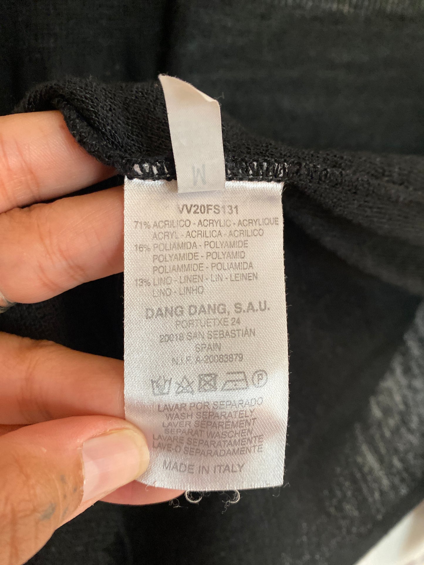 Cárdigan de punto ligero abierto por delante