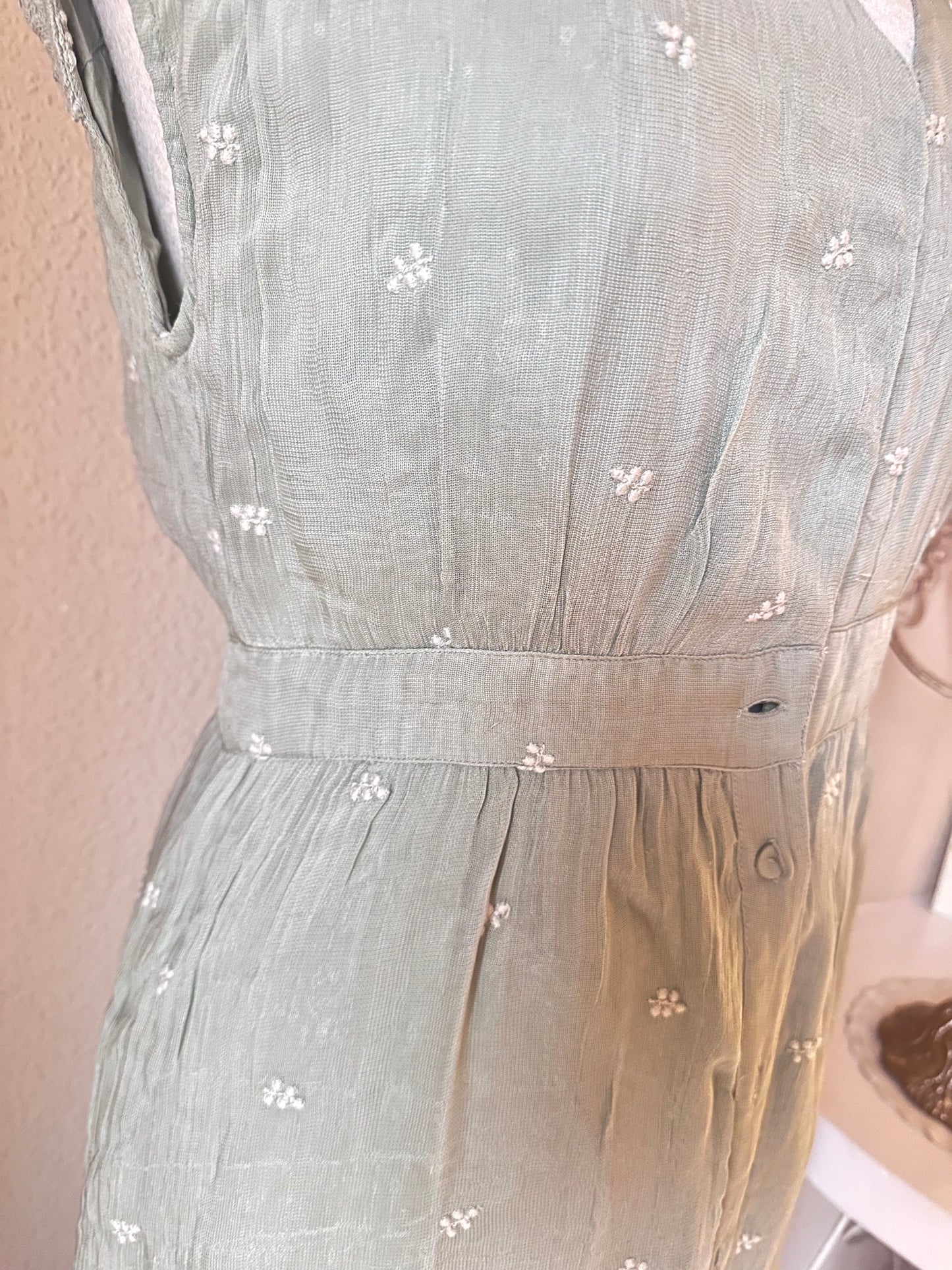 Vestido color verde Talla L
