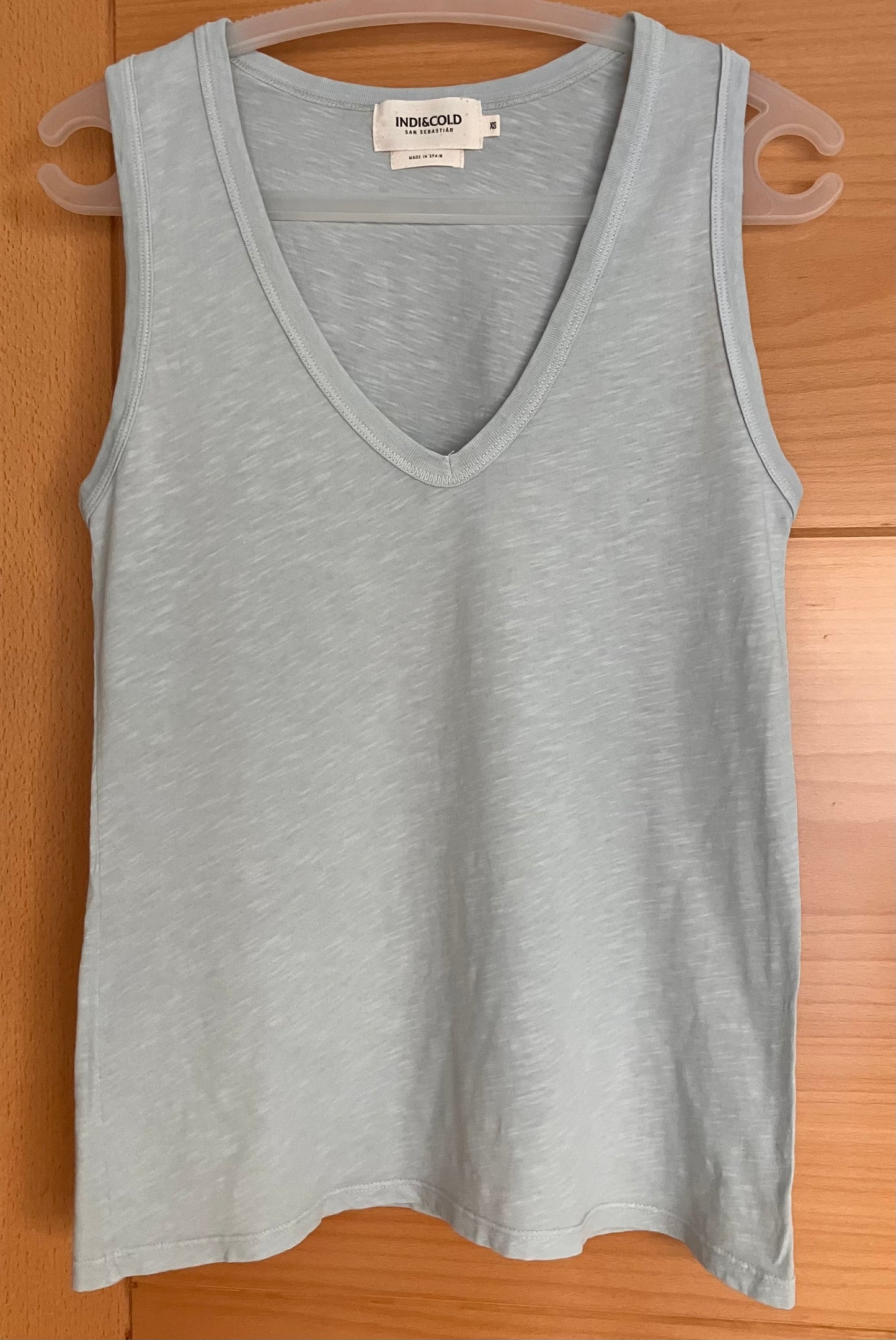 Sky blue tank top