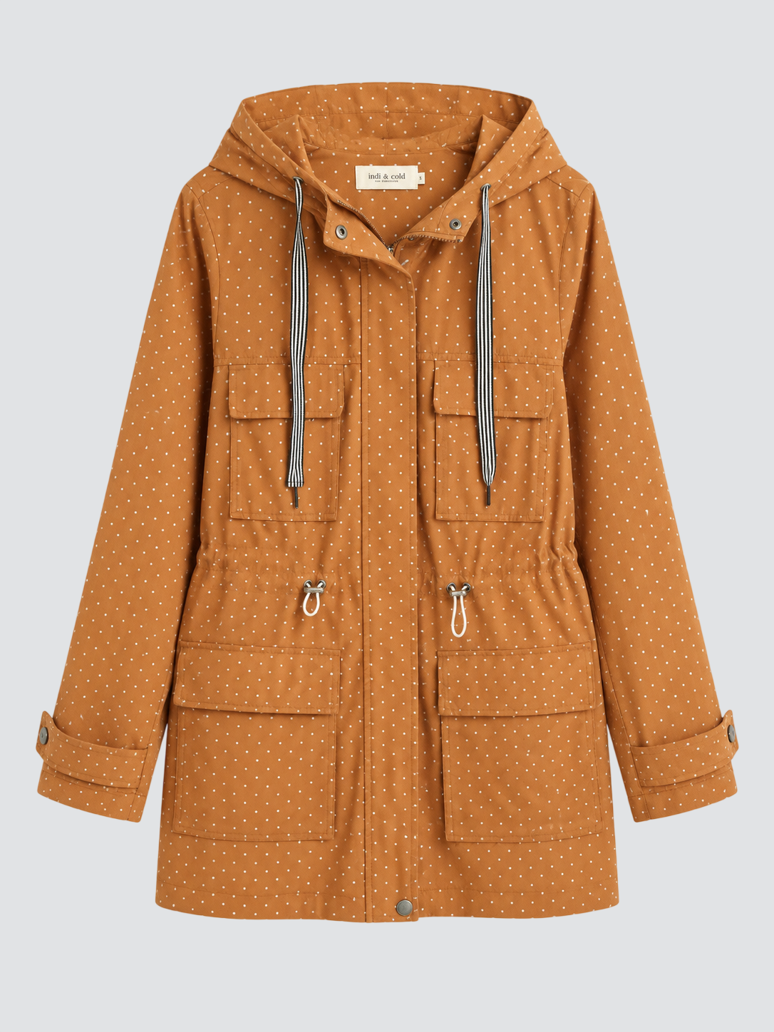 Chaqueta entretiempo color mango
