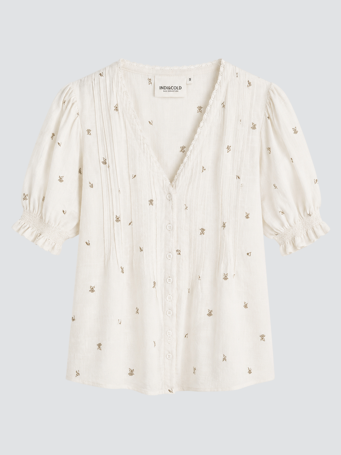 Chemise blanche romantique