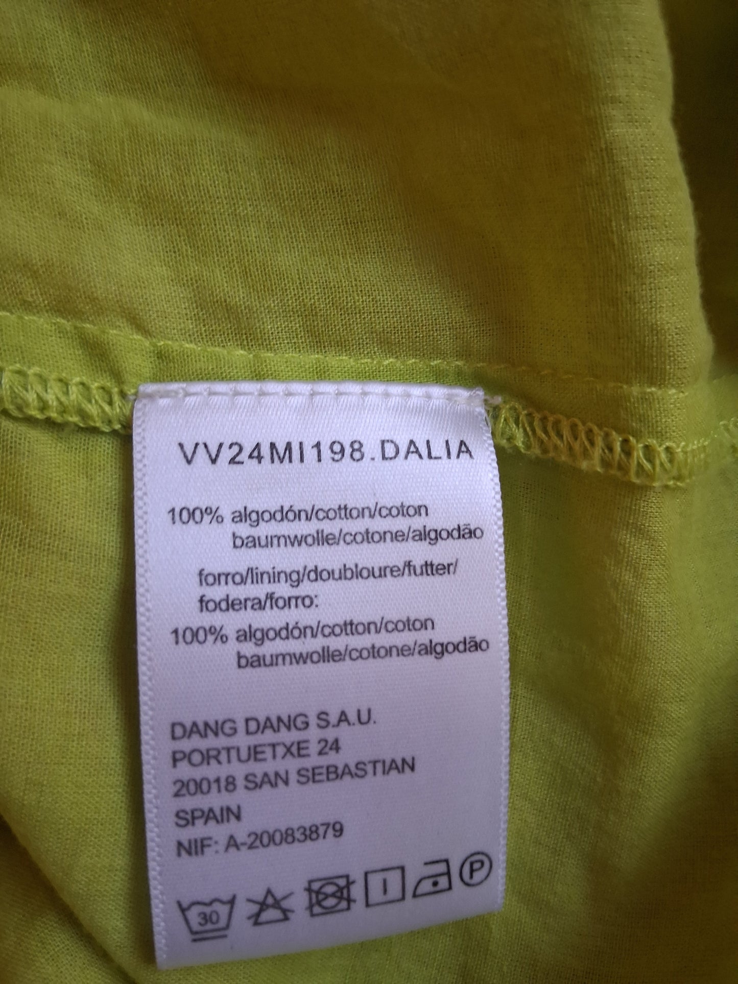 Lime dress