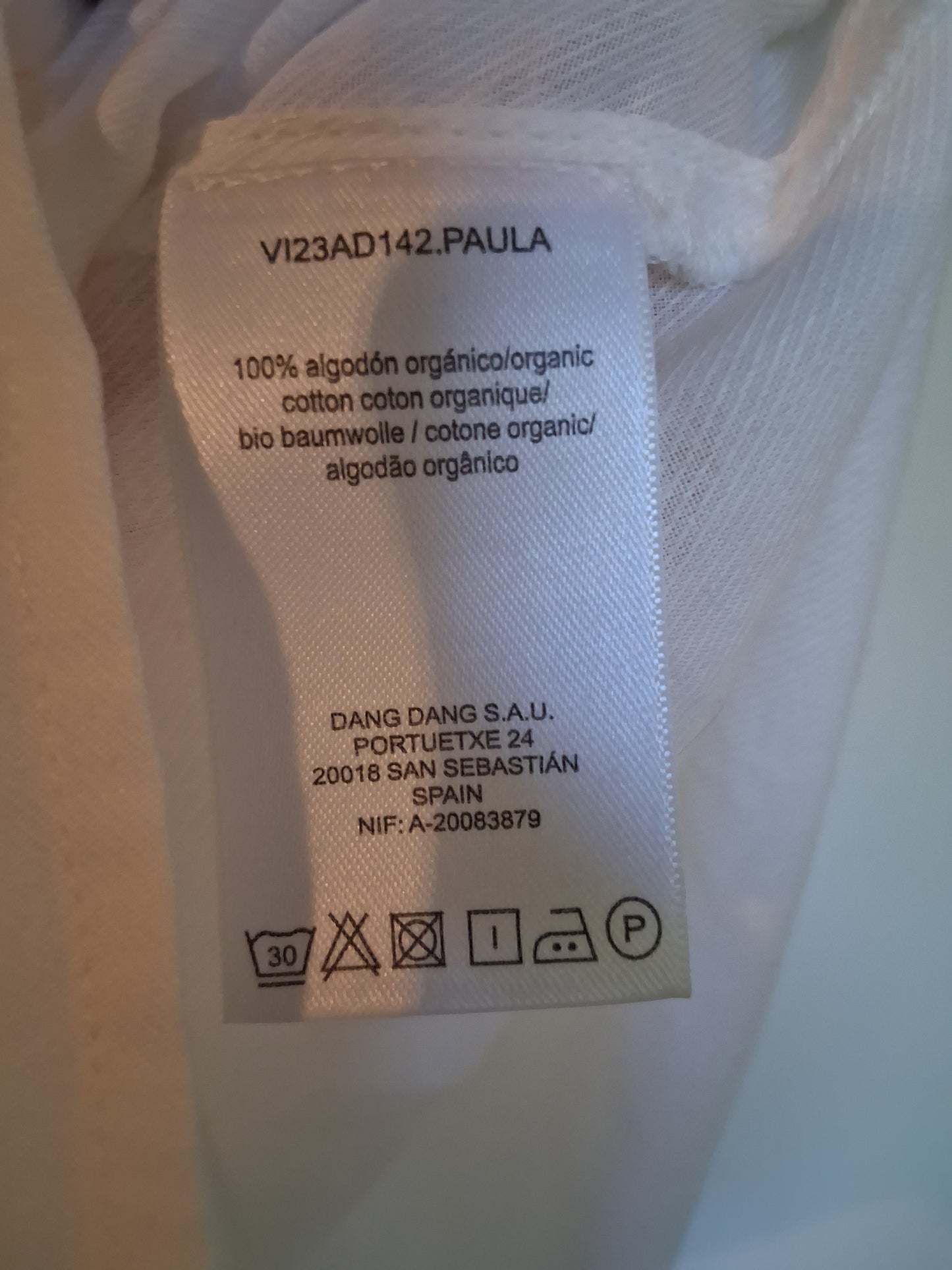 Chemise blanche brodée