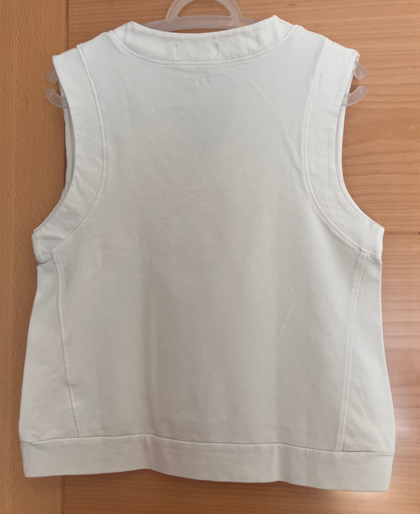 Cotton t-shirt in ecru