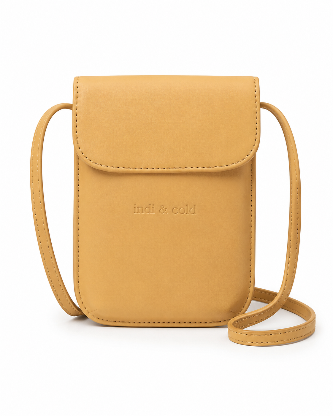 Bolso piel amarillo