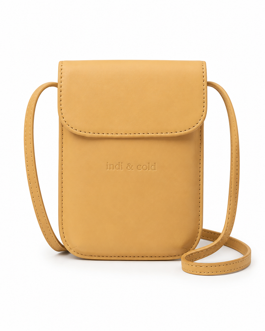 Sac en cuir jaune