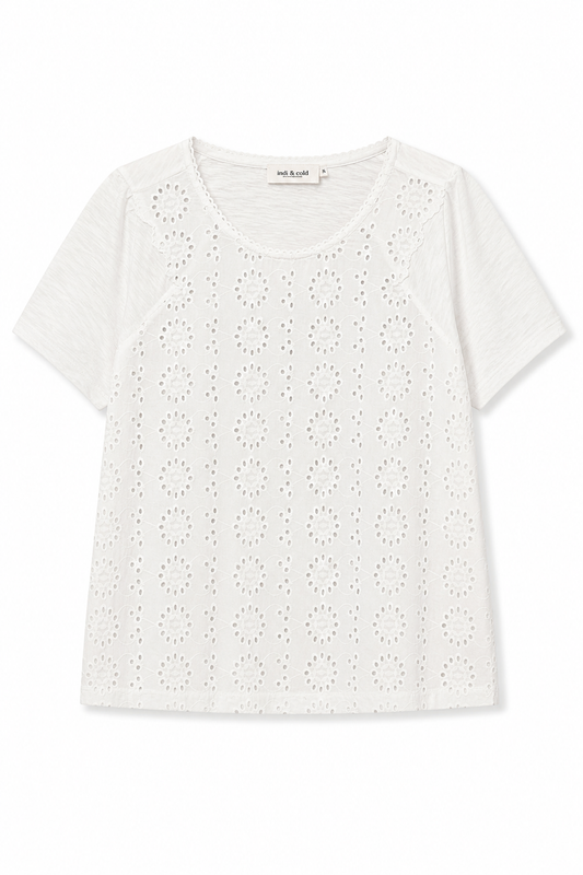 T-shirt manches courtes à découpes