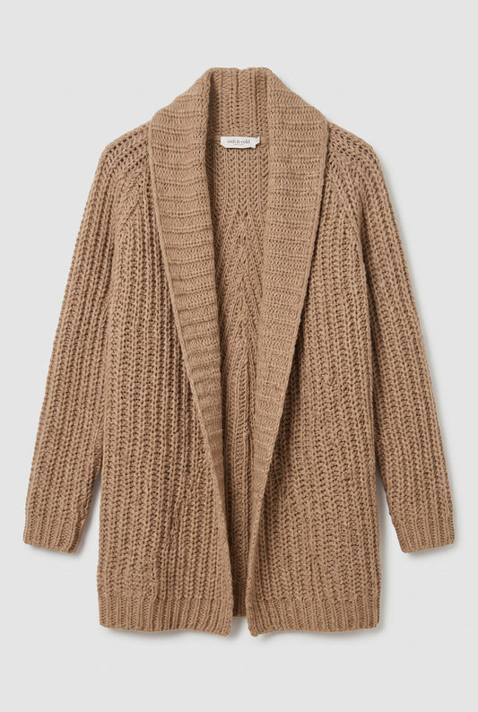 Cardigan lana gordo