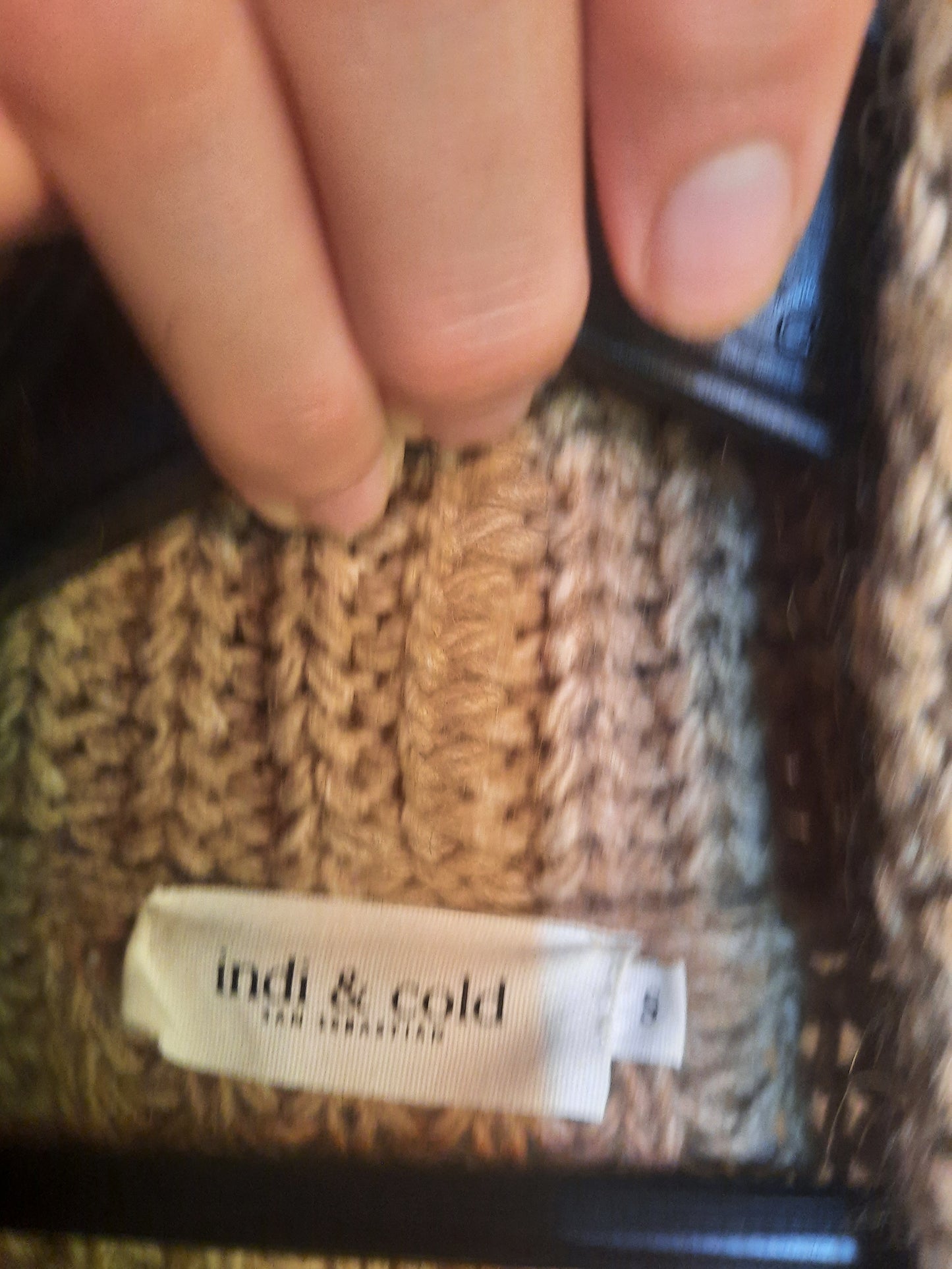 Gros cardigan en laine