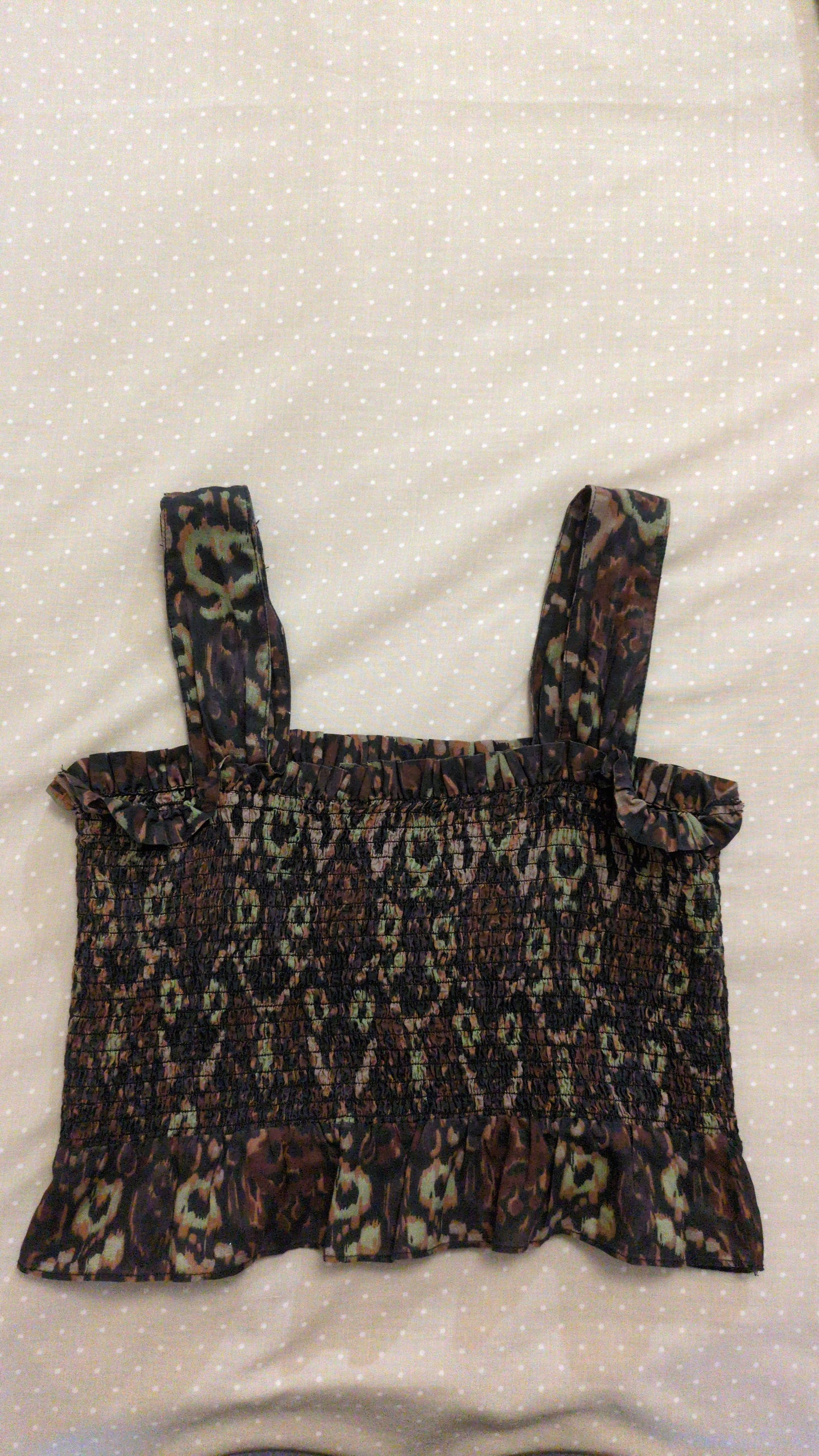 Coated crop top