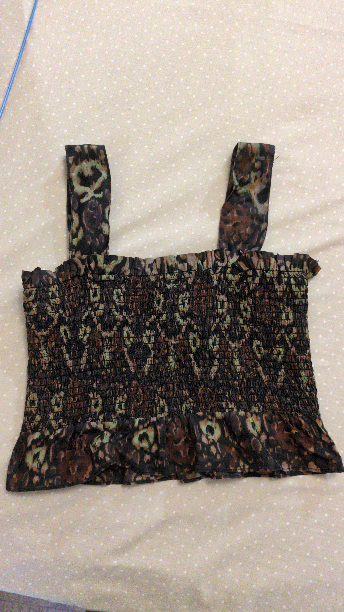 Coated crop top