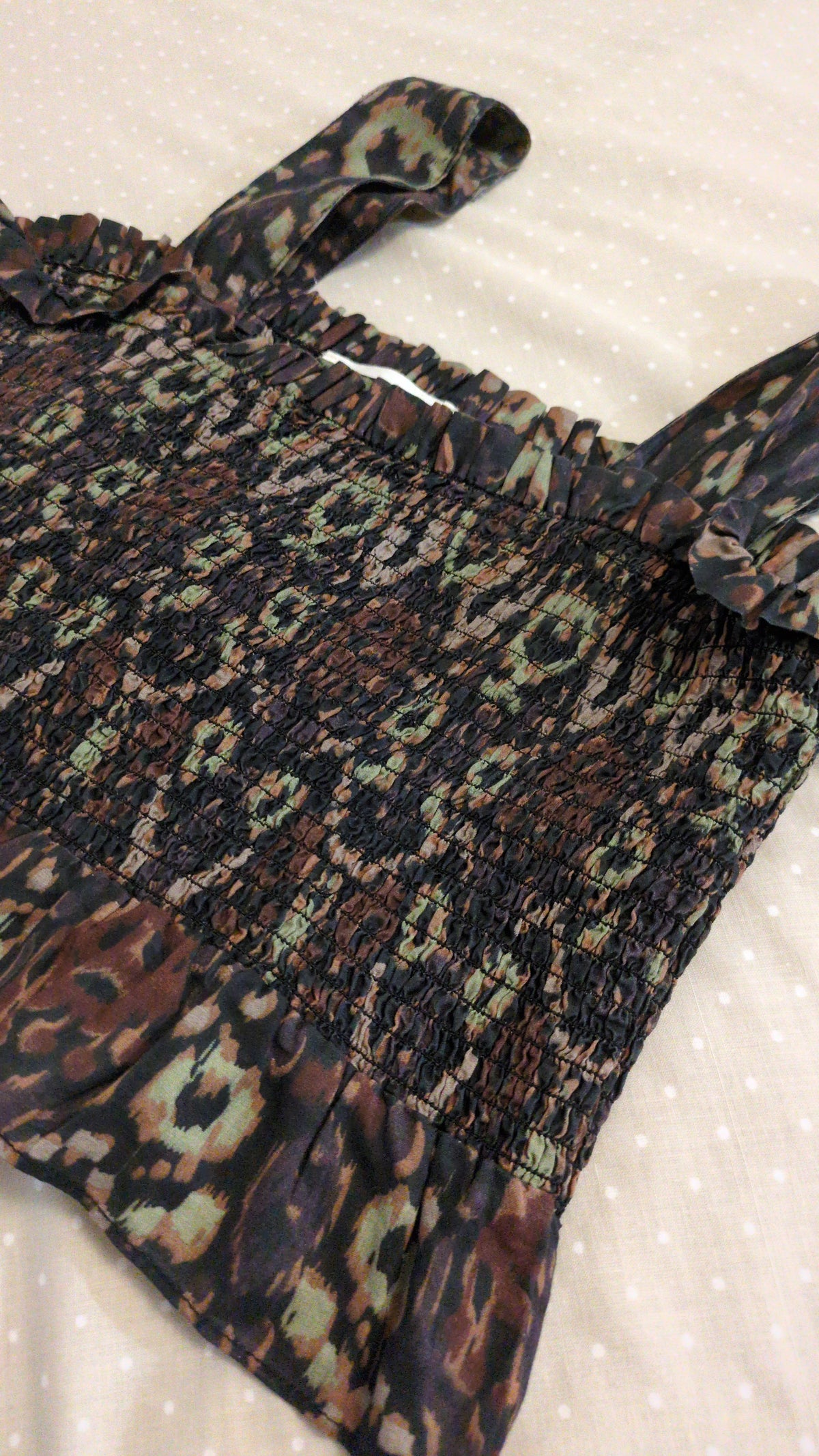 Coated crop top