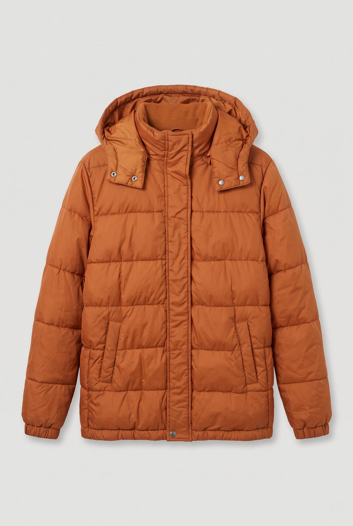 Mustard puffer jacket