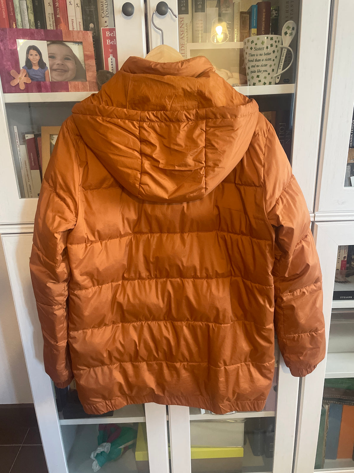 Mustard puffer jacket