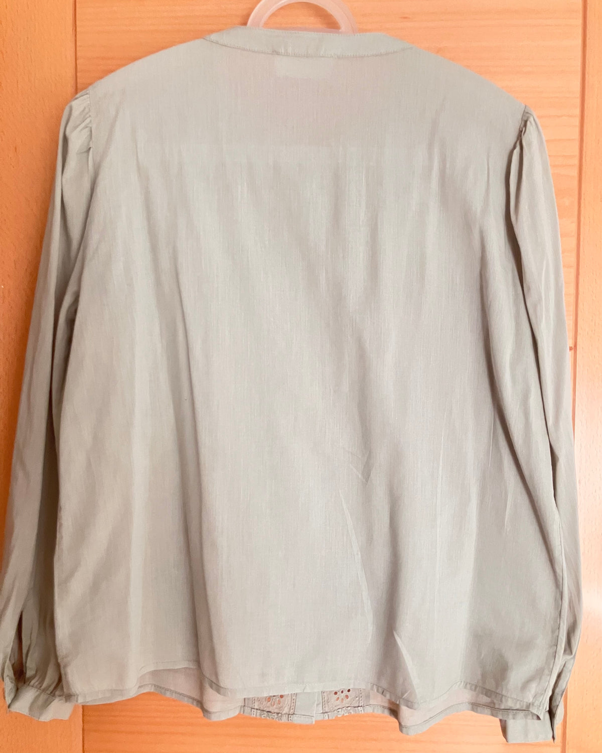 Green cut-out shirt
